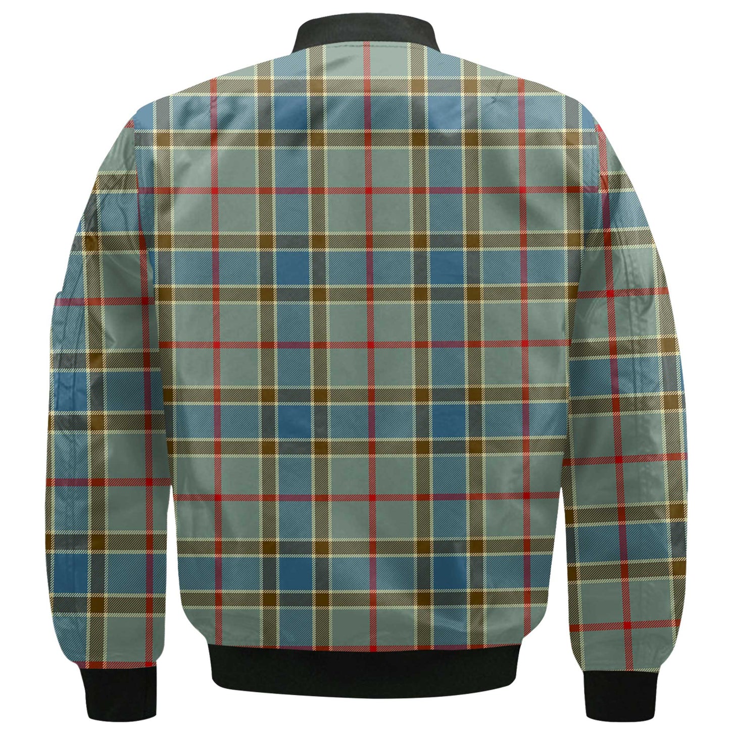 Clan Balfour Tartan Men Bomber Jacket Crest And Plaid Basic Style