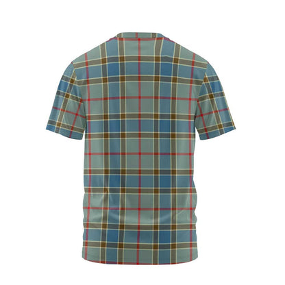 Clan Balfour Tartan Men T Shirt Crest And Plaid Basic Style