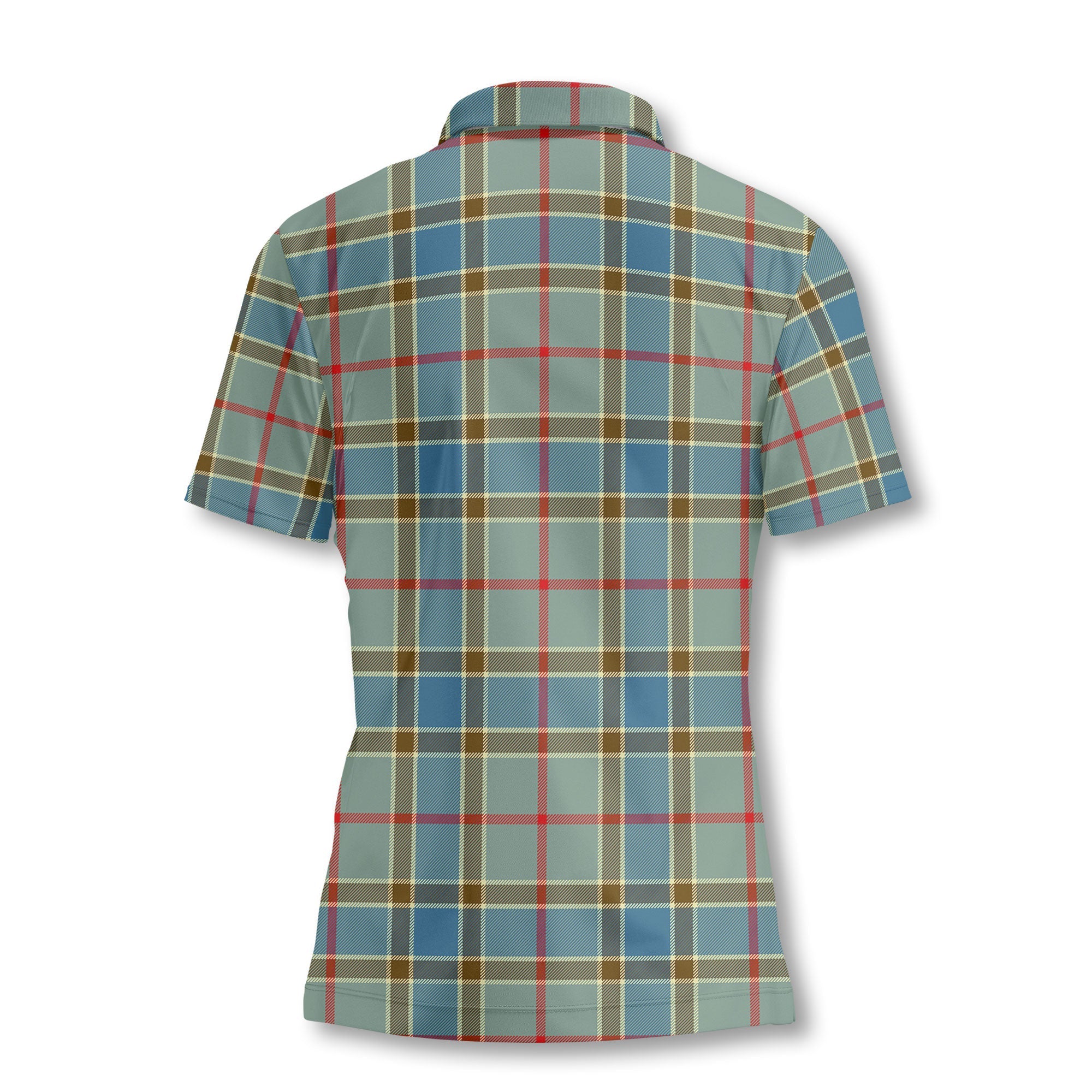 Clan Balfour Tartan Women Polo Shirt Crest And Plaid Basic Style