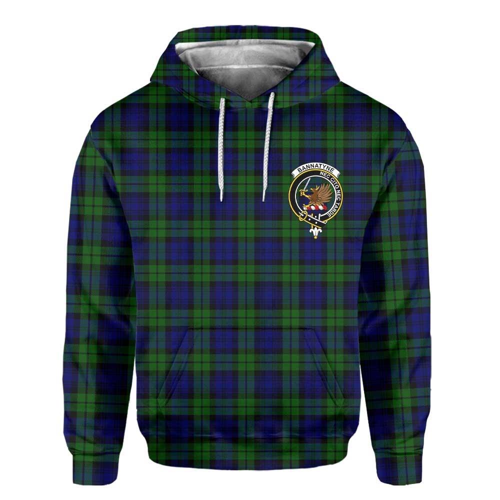 Clan Bannatyne Tartan Women Hoodie Crest And Plaid Basic Style