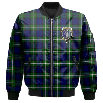 Clan Bannertartan Men Tartan Men Bomber Jacket Crest And Plaid Basic Style