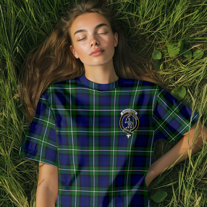 Clan Bannerman Tartan Women T Shirt Crest And Plaid Basic Style