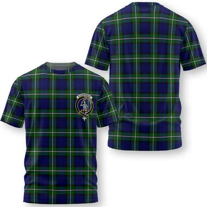 Clan Bannerman Tartan Women T Shirt Crest And Plaid Basic Style