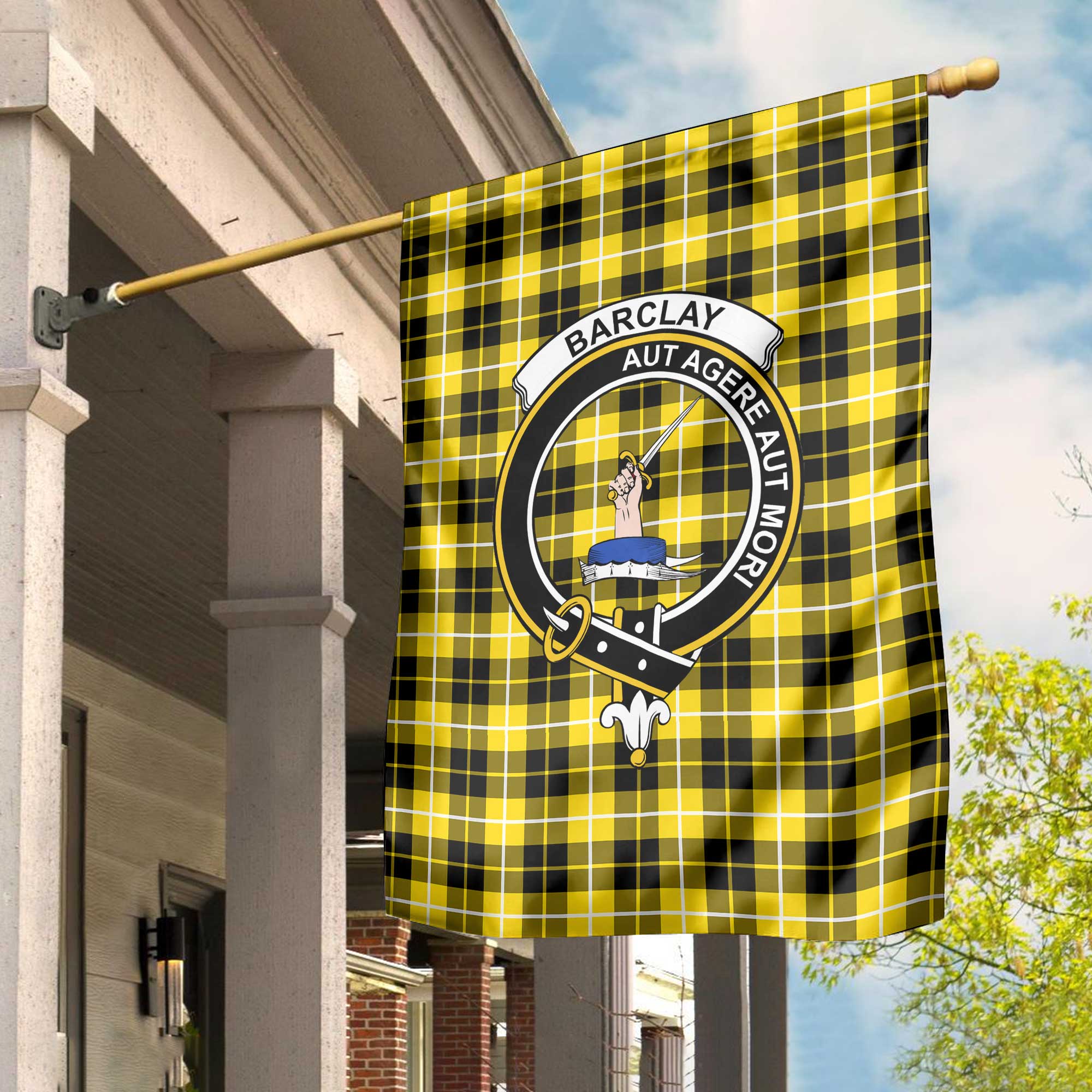Clan Barclay Tartan Garden Flag Crest And Plaid Basic Style