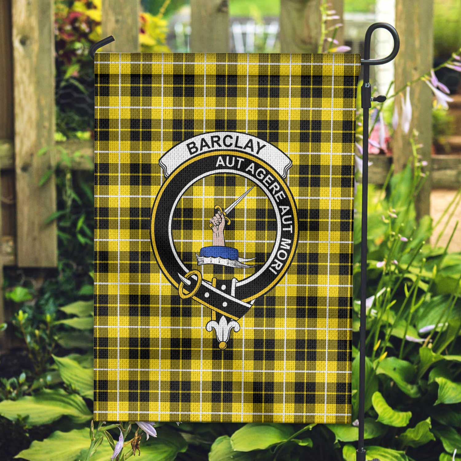 Clan Barclay Tartan Garden Flag Crest And Plaid Basic Style