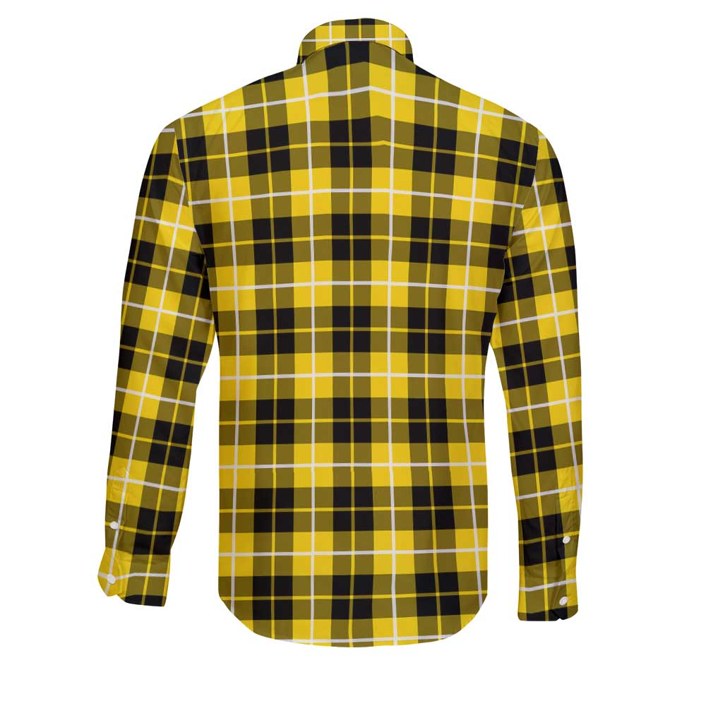 Clan Barclay Tartan Long Sleeve Button Shirt Crest And Plaid Basic Style