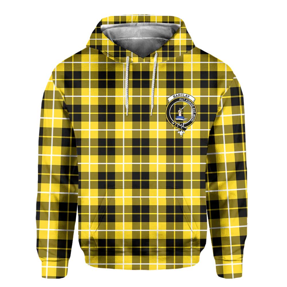 Clan Barclay Tartan Men Hoodie Crest And Plaid Basic Style