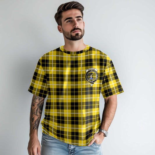 Clan Barclay Tartan Men T Shirt Crest And Plaid Basic Style