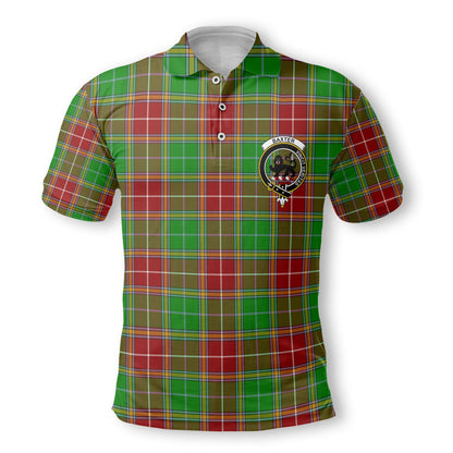 Clan Baxter Tartan Golf Men Polo Shirt Crest And Plaid Basic Style