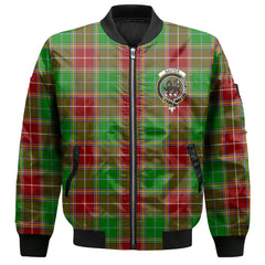 Clan Baxter Tartan Men Bomber Jacket Crest And Plaid Basic Style