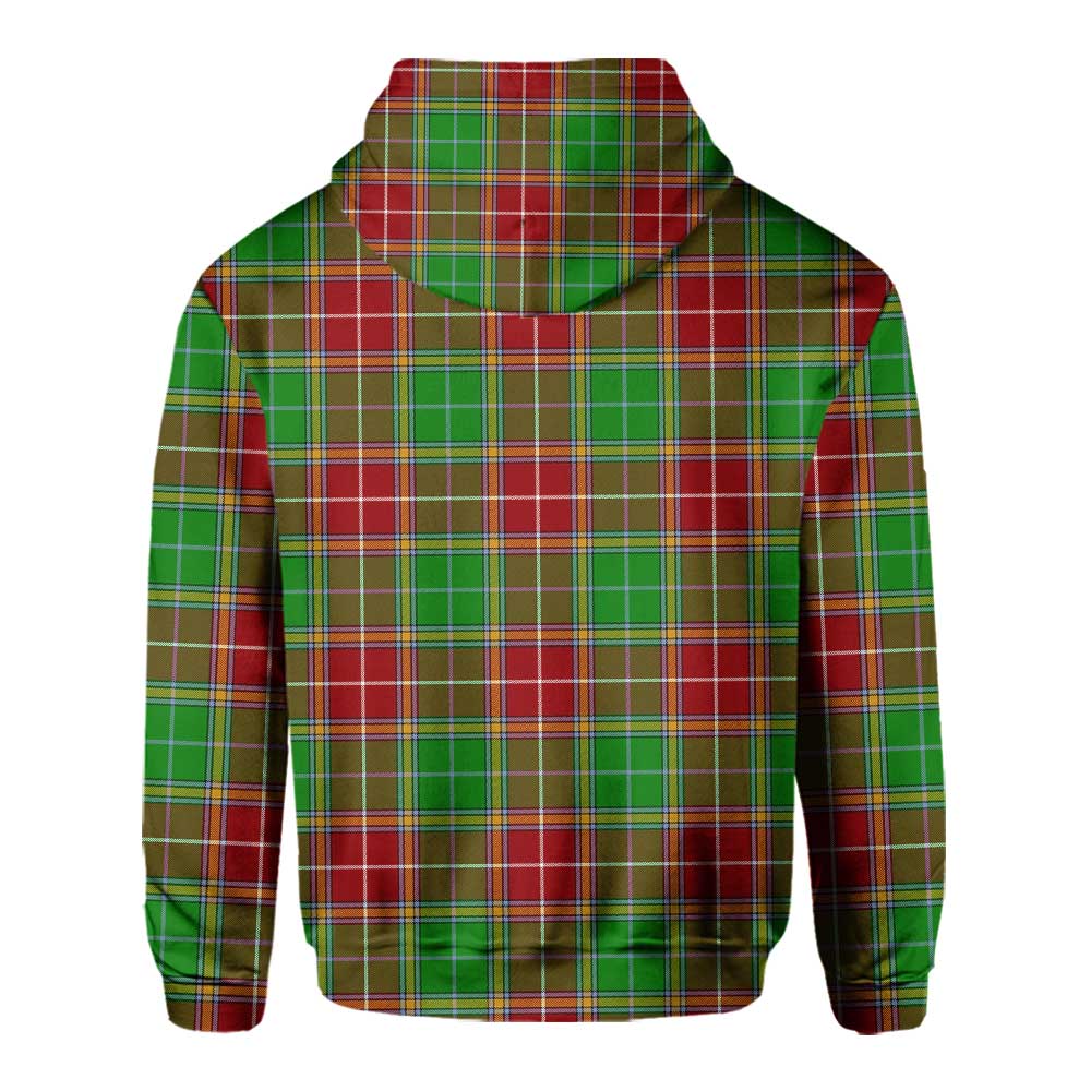 Clan Baxter Tartan Men Hoodie Crest And Plaid Basic Style