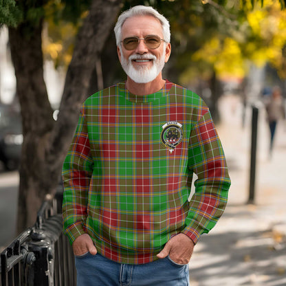 Clan Baxter Tartan Men Sweatshirt Crest And Plaid Basic Style