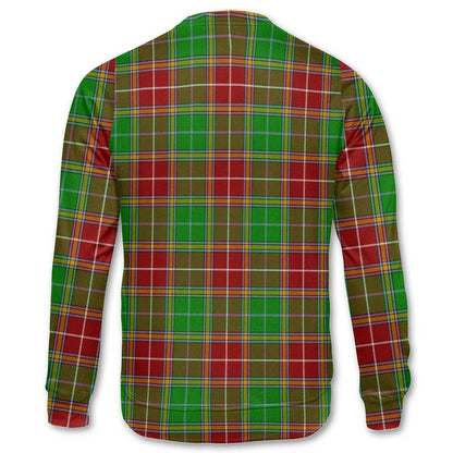 Clan Baxter Tartan Men Sweatshirt Crest And Plaid Basic Style