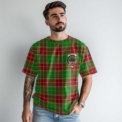 Clan Baxter Tartan Men T Shirt Crest And Plaid Basic Style