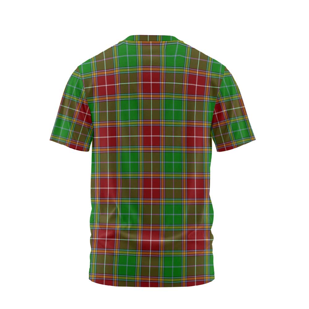 Clan Baxter Tartan Men T Shirt Crest And Plaid Basic Style