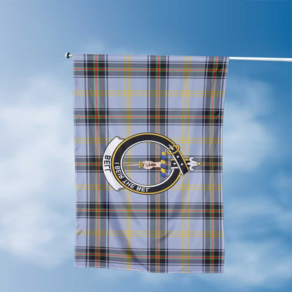 Clan Bell Tartan Flag Crest And Plaid Basic Style