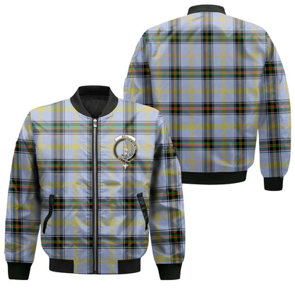 Clan Bell Tartan Women Bomber Jacket Crest And Plaid Basic Style