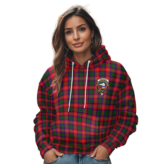 Clan Belshes Tartan Women Hoodie Crest And Plaid Basic Style