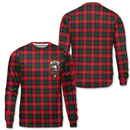 Clan Belshes Tartan Women Sweatshirt Crest And Plaid Basic Style