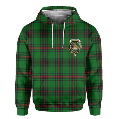 Clan Beveridge Tartan Men Hoodie Crest And Plaid Basic Style