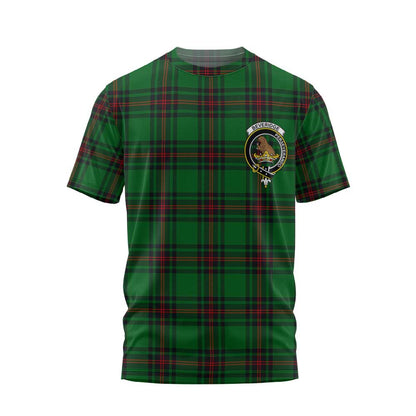 Clan Beveridge Tartan Men T Shirt Crest And Plaid Basic Style