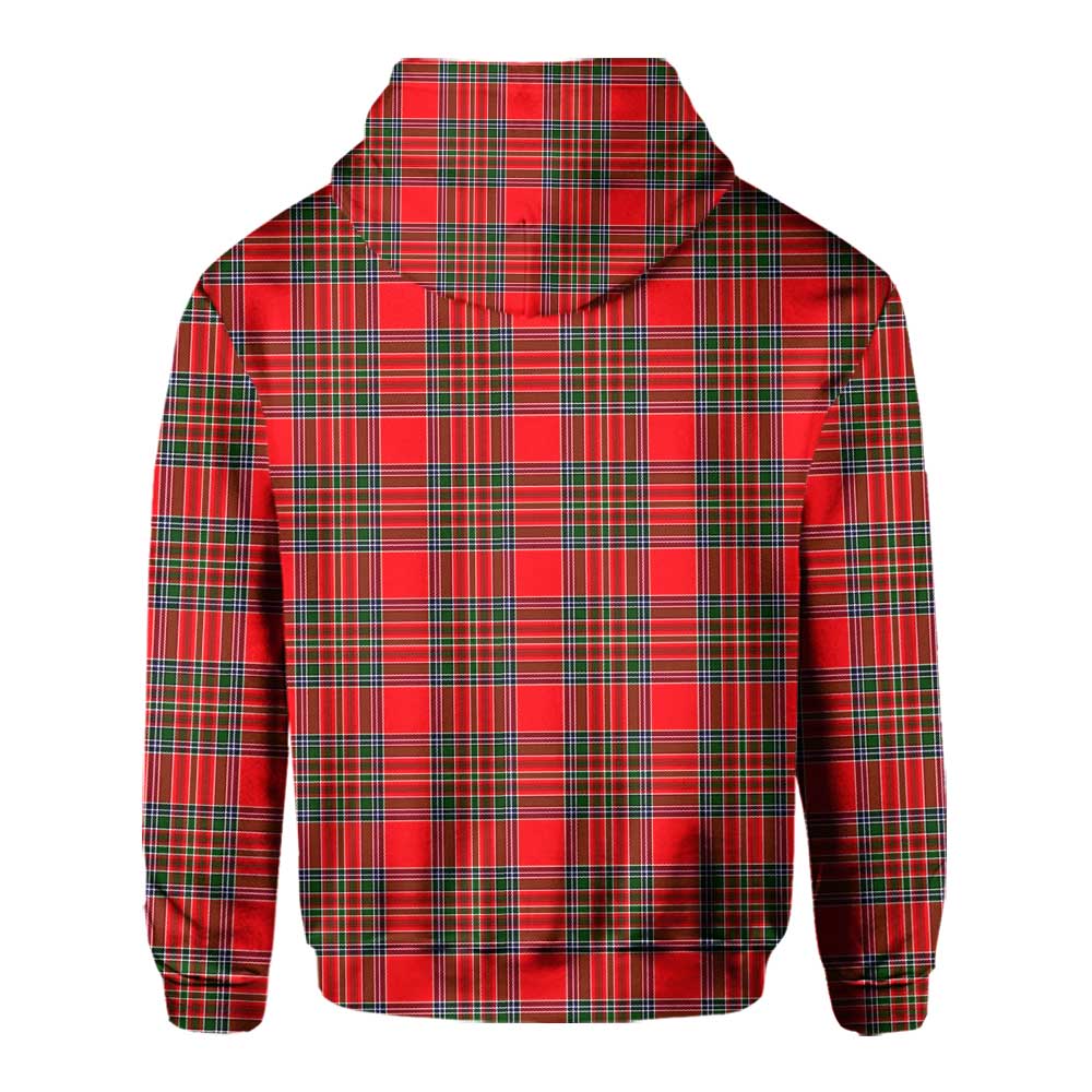 Clan Binning Of Wallifoord Tartan Women Hoodie Crest And Plaid Basic Style