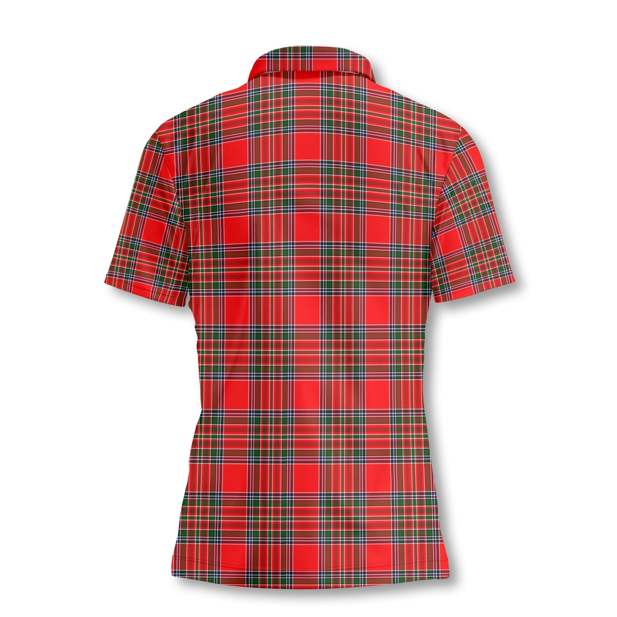 Clan Binning Of Wallifoord Tartan Women Polo Shirt Crest And Plaid Basic Style