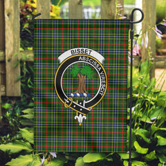 Clan Bisset Tartan Garden Flag Crest And Plaid Basic Style