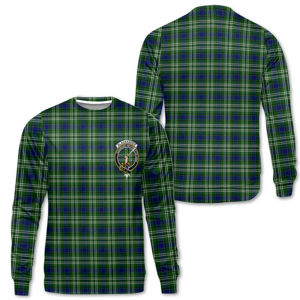 Clan Blackadder Tartan Men Sweatshirt Crest And Plaid Basic Style