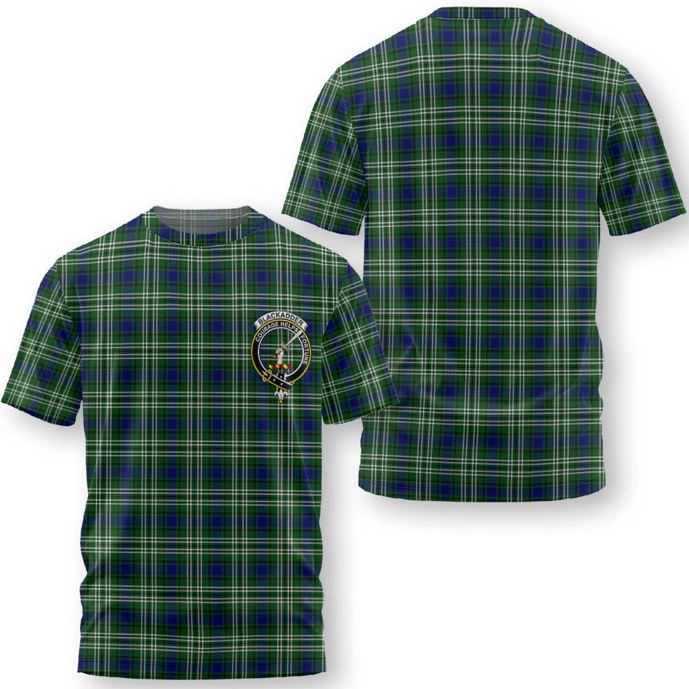 Clan Blackadder Tartan Men T Shirt Crest And Plaid Basic Style