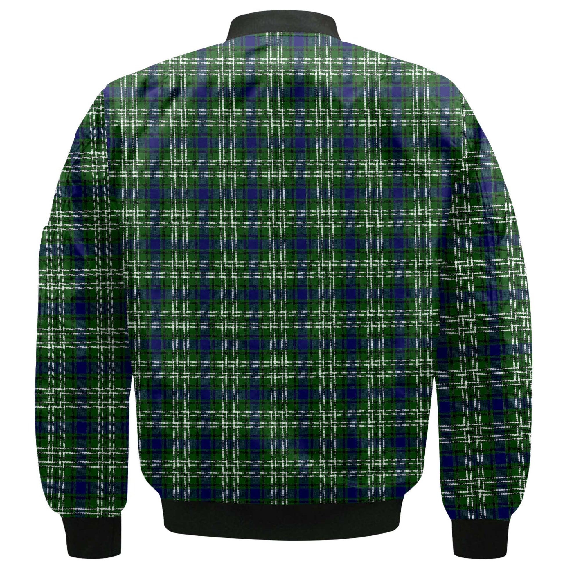 Clan Blackadder Tartan Women Bomber Jacket Crest And Plaid Basic Style