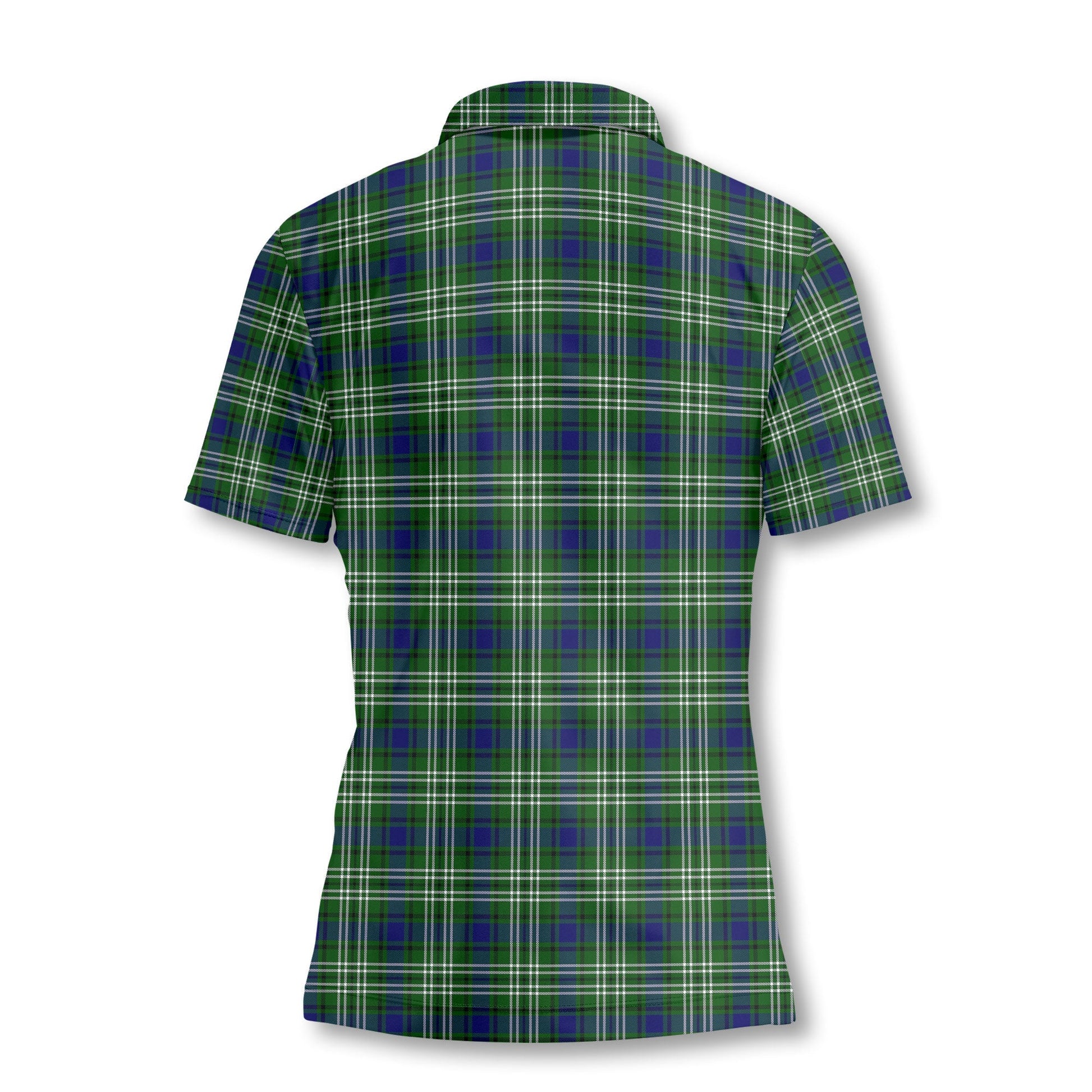 Clan Blackadder Tartan Women Polo Shirt Crest And Plaid Basic Style