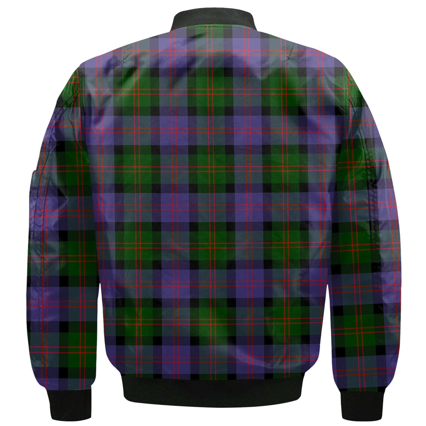 Clan Blair Tartan Men Bomber Jacket Crest And Plaid Basic Style