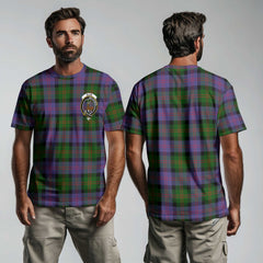 Clan Blair Tartan Men T Shirt Crest And Plaid Basic Style