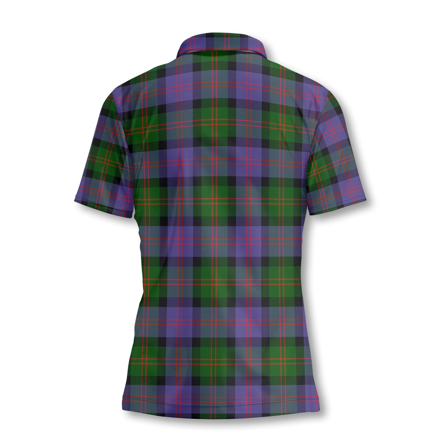 Clan Blair Tartan Women Polo Shirt Crest And Plaid Basic Style