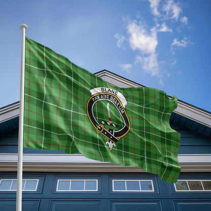 Clan Blane Tartan Flag 1 Crest And Plaid Basic Style Tartan House Flag Crest And Plaid Basic Style