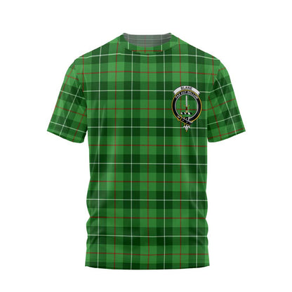 Clan Blane Tartan Men T Shirt Crest And Plaid Basic Style