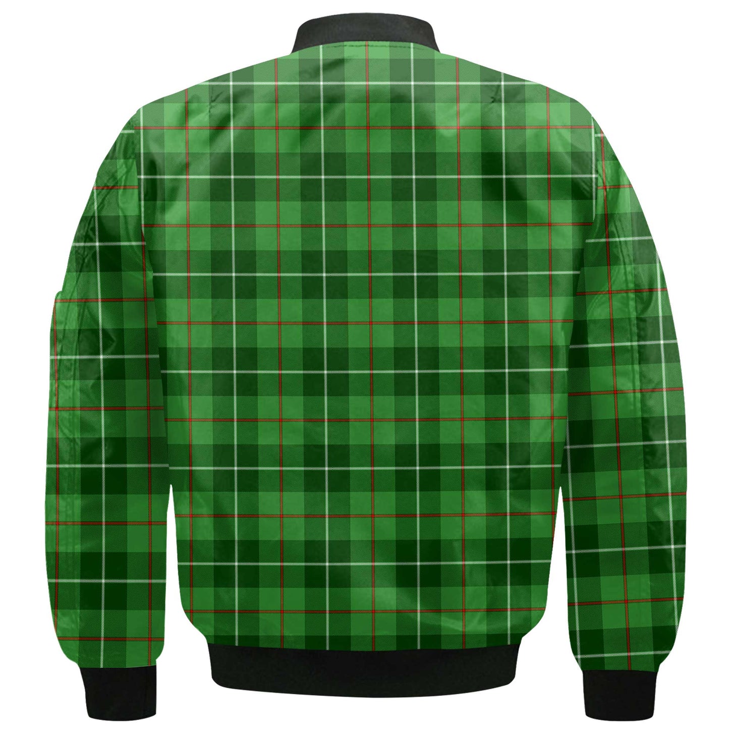 Clan Blane Tartan Women Bomber Jacket Crest And Plaid Basic Style