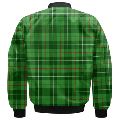 Clan Blane Tartan Women Bomber Jacket Crest And Plaid Basic Style