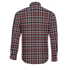 Clan Borthwick Tartan Long Sleeve Button Shirt Crest And Plaid Basic Style