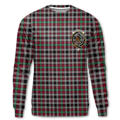 Clan Borthwick Tartan Men Sweatshirt Crest And Plaid Basic Style