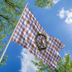 Clan Boswell Tartan Flag Crest And Plaid Basic Style