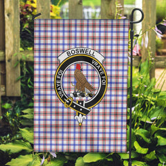 Clan Boswell Tartan Garden Flag Crest And Plaid Basic Style