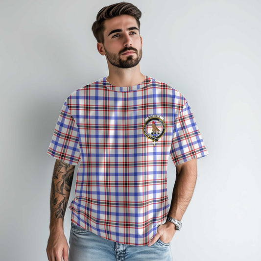 Clan Boswell Tartan Men T Shirt Crest And Plaid Basic Style