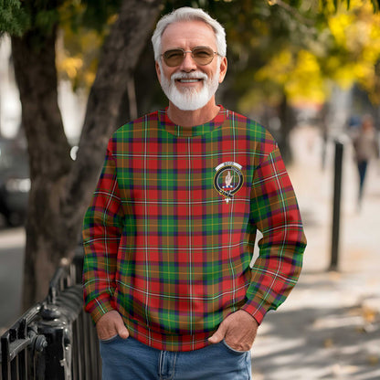 Clan Boyd Tartan Men Sweatshirt Crest And Plaid Basic Style