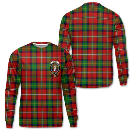 Clan Boyd Tartan Men Sweatshirt Crest And Plaid Basic Style