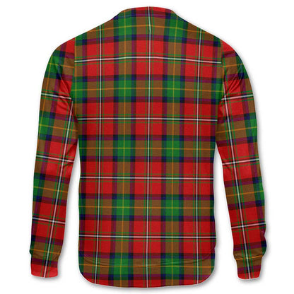 Clan Boyd Tartan Men Sweatshirt Crest And Plaid Basic Style