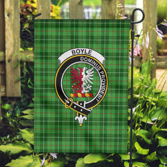 Clan Boyle Tartan Garden Flag Crest And Plaid Basic Style