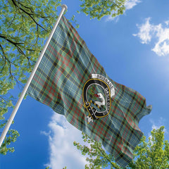 Clan Brisbane Tartan Flag Crest And Plaid Basic Style