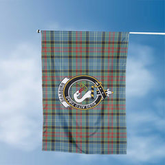 Clan Brisbane Tartan Flag Crest And Plaid Basic Style